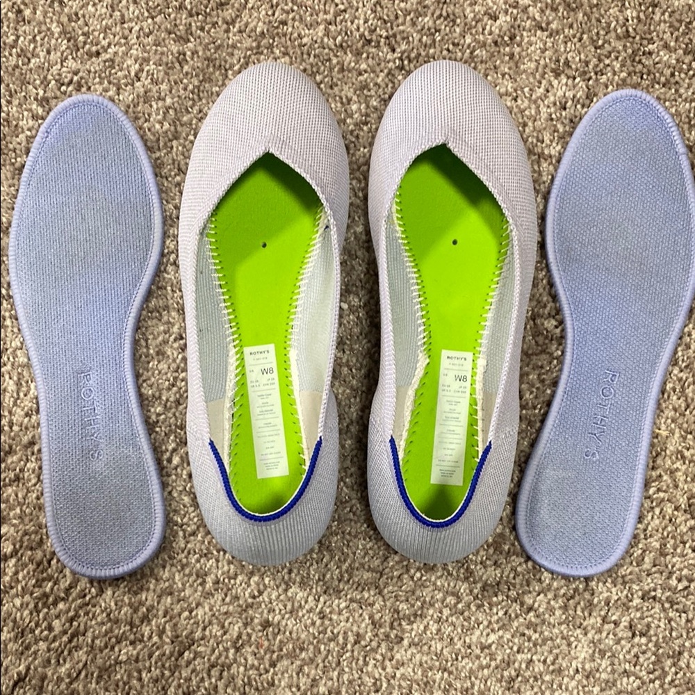 Rothy's Purple Flats